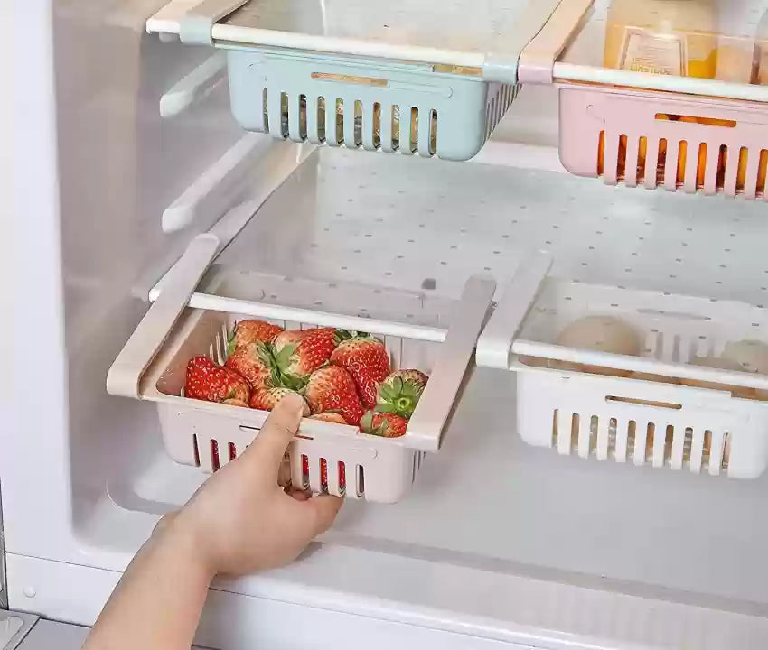 Fridge Storage Basket (Set of 4 Pcs)