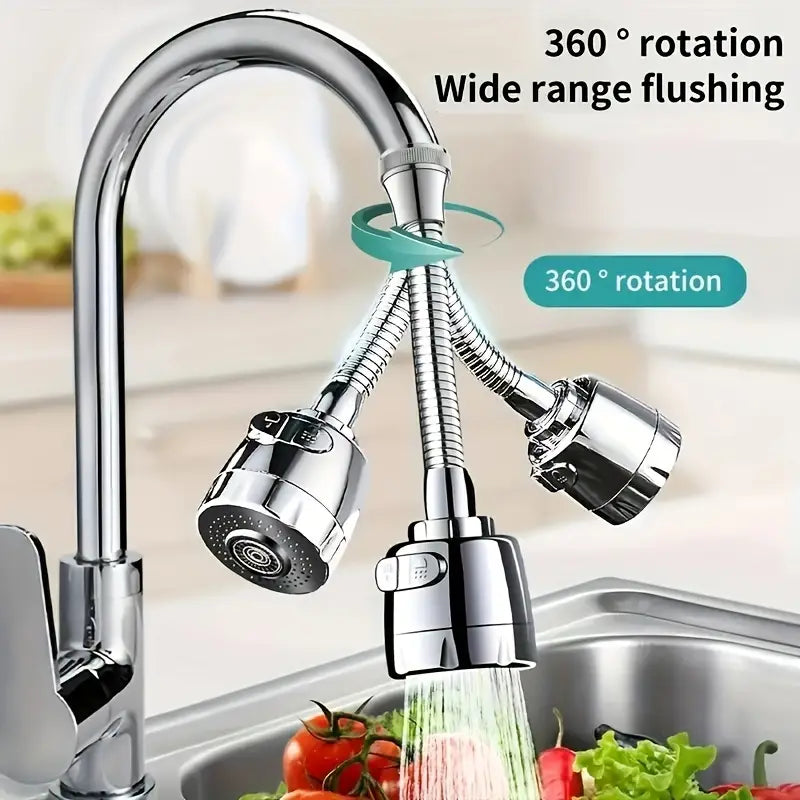 Tap Faucet Extension - 360° Rotatable - Stainless Steel