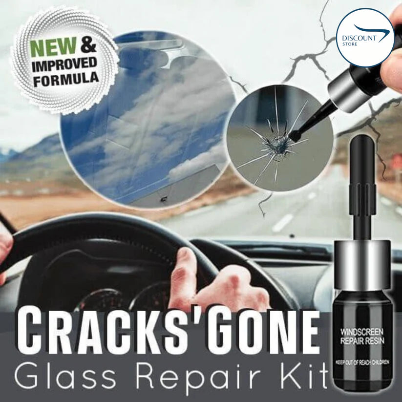 Glass Crack Repair Kit (Pack of 2)
