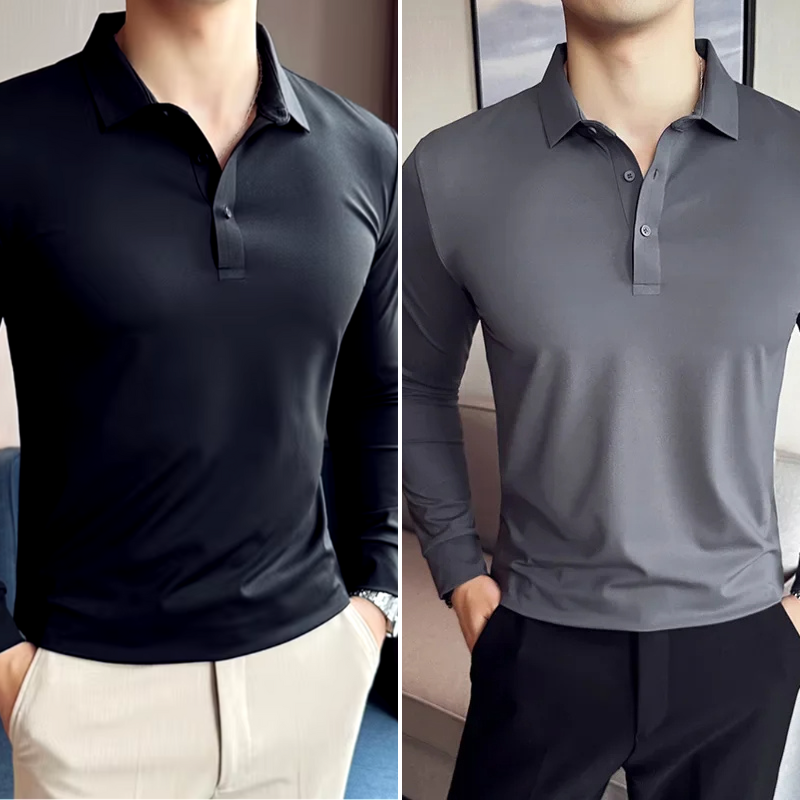 Men's Full Sleeve Polo Tshirt - Buy 1 Get 1 Free